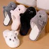 Pantuflas de Felpa Cálidas para Gato de Venta Caliente Transfronteriza para Mujer, Pantuflas de Interior para el Hogar de Cobertura Completa de Invierno, Engrosadas y Cálidas para Dormitorios