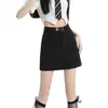 Traje Bodycon Negro Chica Picante Falda Falda Midi Falda Mini Mujer Verano Petite Falda de Línea A Cintura Alta Falda Adelgazante
