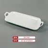 A8 Melamina Patrón de Tela Simple Verde Vajilla Plato para Fondue Plato de Res y Cordero Plato para Barbacoa Plato para Plato de Fondue Plato de Rollo de Res Graso