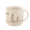 Caneca de Cerâmica com Logo Personalizado, Caneca de Leite Simples de Cerâmica de Grande Capacidade, Presente Criativo Feito à Mão, Caneca de Presente Empresarial