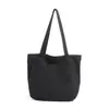Bolsa de lona lavable de gran capacidad estilo coreano y japonés para mujer, nuevo modelo 2026, bolso de hombro para ir al trabajo, bolso de mano versátil para estudiantes