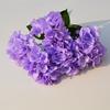 Pequenas Flores Artificiais de Hortênsia com 6 Cabeças para Decoração de Casamento, Flores Artificiais para Uso em Estrada, Flores Artificiais para Paisagismo e Decoração