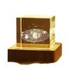 Cristal Gravado 3D Colorido Presente para o Festival do Meio Outono para Meninas, Namorada, Presente de Aniversário para Melhor Amiga, Cubo, Nuvem, Lua, Natal