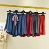 Shorts Soltos de Modal para Mulheres no Verão, Calça de Casa Modeladora de Cintura Alta, Adequado para Uso Externo, Pijama Casual Plus Size