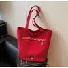 Bolso de Nuevo Estilo Transfronterizo 2026, Bolso de Hombro de Color Sólido de Gran Capacidad, Bolso Tote Simple Estilo Coreano, Bolso de Axila para Mujer