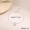 Moda Europeia e Americana Versátil Amor Pequeno Diamante Diamante Redondo Zircônia Pulseira Banhada a Ouro Real Pulseira de Aço Inoxidável Joias Transfronteiriças Venda por Atacado