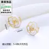Accesorios para Traje de Perlas DIY Pendientes de Camelia Madre Perla Fresca Anillo Colgante Accesorios de Colgante Vacío Accesorios Versátiles