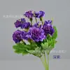 Fabricantes fornecem 10 flores decorativas de Cravo flores artificiais decoração de casa flores para segurar no casamento flores para guia de estrada
