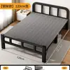 Cama Dobrável para Uso Individual, Cama Simples para Uso Doméstico, Essencial para Cochilo no Escritório, Cama de Cochilo para Dormitório, Cama Pequena para Moradia de Aluguel, Cama de Ferro para Adulto