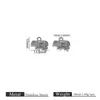 Colgante de Animal Jirafa Pingüino de Acero Inoxidable Transfronterizo Europeo y Americano Chapado en Oro de 18K Accesorios de Joyería Colgante DIY Collar