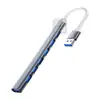 En stock estación de acoplamiento USB de doble uso para computadora Type-c estación de acoplamiento cuatro en uno adaptador de alta velocidad tf/sd