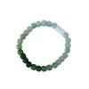 Pulsera de Jade Hetian Natural para Mujer, Nuevo Estilo Chino Gradiente Agua Clara Estilo Antiguo Jade Hetian Jade Verde Pulsera de Cuentas Joyería Hy