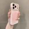 Aplicável à capa de celular Apple 18promax iPhone 18pro rosa menina anti-queda colisão gradiente de cor lavagem com tinta