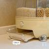 Caja giratoria para almacenar cereales, cubo de arroz de grado alimenticio, caja sellada para almacenar arroz, a prueba de insectos y humedad, tanque de arroz.