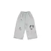 Ropa para Niños Nuomi Wanzi 2026 Otoño Nuevo Pantalones para Niñas Estilo Coreano Sencillo Versátil Estampado Grande Pantalones Rectos