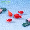 Tamanho da simulação de micro-paisagem peixe vermelho material DIY decorações acessórios aquário paisagismo mini pequenos ornamentos