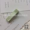 Novo 3,5-6 cm All-Inclusive Macaron Color Double Insert Clip DIY Handmade Hairpin Material Brilhante Acessórios Acessórios de Jóias