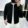 Chaqueta suéter de lujo y estilo para hombre, nueva colección otoño 2026, cárdigan de punto moderno, casual, a la moda y versátil