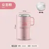 Vaso de Agua de Acero Inoxidable 304 con Asa, Taza de Té, Taza de Oficina con Tapa, Taza de Café Portátil, Termo