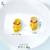 Colgante de Chancla con Mantra de Seis Palabras Accesorios de Joyería DIY Cuentas de Oro Arena Chapado en Oro Cobre Estilo Festivo Cuerda Roja Materiales de Cuentas