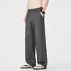 Pantalones Casuales para Hombre Emperor Paul Transpirables Nuevos Delgados de Lino Pantalones de Hombre Verano Sueltos Versátiles Rectos de Pierna Ancha