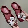 Nuevos Zuecos de Ballet para Danza de Verano, Sandalias Planas Versátiles Antideslizantes para Uso en Exteriores, Suela Suave, Transpirables, En Stock al por Mayor