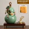 Ruyi de Caqui Calabaza Transparente Adornos Nuevo Estilo Chino Sala de Estar Mueble de TV Aparador de Vino Adornos de Caqui Regalo de Alegría