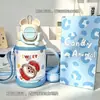 Urso Pequeno Luta Louca Série Zoo Crianças Caneca Térmica Escola Jardim de Infância Especial Grande Capacidade Copo de Água Personalização