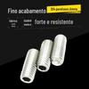 Aço inoxidável 304 DIN916 conjunto de parafusos de fixação sextavados vários metros M6M8M10M12 ponto cabelo reto