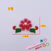Patch de tecido com bordado étnico, acessórios de flor, decoração de roupas, reparo, DIY, materiais artesanais, 1006#, flores quentes