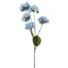 Buquê de Flores Artificiais para Casamento com 5 Cabeças de Hortênsias Artificiais para Arranjo de Cena de Casamento e Paisagismo Externo Arranjo de Flores de Hortênsia