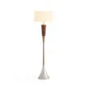 Luminária de chão estilo Bauhaus retrô, adequada para colocação ao lado de um sofá de sala de estar, ideal para pousadas, apartamentos modelo e para criar um ambiente de estilo vintage com iluminação suave