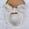 Diadema de felpa antideslizante para mujer, diadema para el pelo, accesorios para el pelo, máscara facial de dibujos animados linda nueva