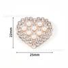 Accesorios de Joyería con Pedrería en Forma de Corazón Estrella, Esenciales para Decorar Zapatos Crocs, Materiales para Pasadores de Pelo, Accesorios, Joyería Brillante con Pedrería Estilo Coreano
