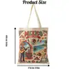 Bolsa Tote de Lona de Algodão com Design Mexicano - Happy Hour