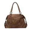 Bolso bandolera retro de otoño e invierno para mujer, nuevo bolso tote de moda y genial con tachuelas 2025, bolso de mano de gran capacidad para viajes
