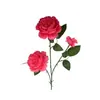 Flores Artificiais com 3 Peônias, Arranjo de Flores para Decoração de Salão de Casamento, Adereços para Fotografia em Casa, Flores Artificiais
