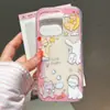 Imd Lindo Gato Estrella Adecuado para Funda de Teléfono Móvil Iphone16 Soporte Apple 15Promax 14Pro Duro Japonés y Coreano