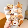 Pinza para el Cabello de Muñeco Animal de Peluche Divertido y Lindo para Niños con Flequillo y Pinza Lateral Accesorios para el Cabello de Dibujos Animados de Niña Pequeña