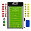 Placa Tática de Basquete Feita Sob Medida de Fábrica, Quadro do Treinador, Quadro de Explicação para Caderno, Xadrez de Futebol Versão Estudante, Caneta Magnética para Comando