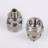 Conector de Rótula Ajustable de Acero Inoxidable 304 1/4 Pulgada 3/8 Pulgada Adaptador Giratorio Universal Boquilla Cónica en Forma de Abanico Giratoria Rosca