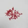 5*10mm prego de ângulo de ovelha colorido cabeça redonda anel rosca autoatarraxante prego gancho para pingente de pulseira colar joias diy