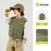 Dududu Casa Jaqueta Impermeável para Bebê Outono Roupa Infantil Uniforme de Baseball para Exterior Meninos Outono Novo Estilo Meninas Roupa Infantil Estilosa