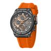 REWARD83969 Reloj de Hombre Calendario Reloj de Cuarzo Reloj de Cinta Business Casual Seis Agujas Reloj de Hombre