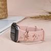 Conjunto Exquisito de Rama de Mariposa de Aleación Adecuado para Correa de Reloj de Silicona Apple Anillo Decorativo Tachuelas Decorativas con Diamantes Venta al Por Mayor de Fábrica