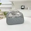 Bolsa de Cosméticos Transfronteriza Ins de Alta Gama Impermeable de PVC Gran Capacidad Bolso de Mano para Mujer Bolsa de Neceser de Viaje para Cosméticos