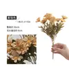 Flores Artificiais Crisântemo Francês Girassol Buquê Hotel Decoração Suave Flores de Mesa Decoração de Casa Quente Transfronteiriça Flores Falsas