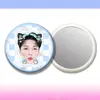 Nuevo espejo de hojalata de Zhang Yixing, espejo de maquillaje, espejo portátil, artículo de apoyo para conciertos, mismo estilo que los productos de Douyin