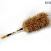 Plumero con Plumas Reales Engrosadas Hecho a Mano para Uso Doméstico y de Coche para Eliminación de Polvo de Bodas y Año Nuevo y Tareas del Hogar Plumero Zen Antiguo