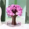 Árbol de Papel Flor de Cerezo Árbol de Crecimiento Mágico Juguetes Mágicos de Navidad DIY para Niños Árbol de Floración con Riego Mágico Regalos